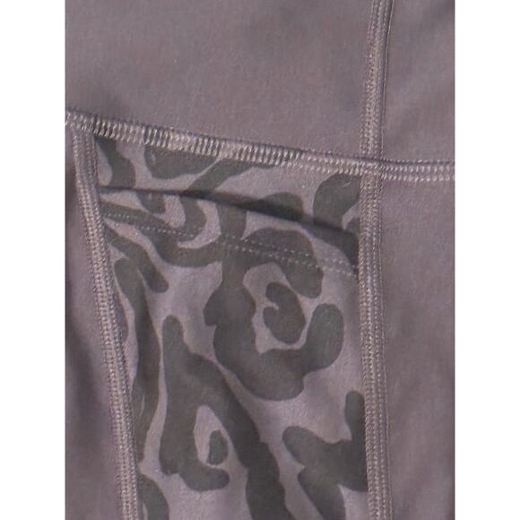 Under Armour Dark Gray Compression Leggings with Animal Print, S - Picture 5 of 7